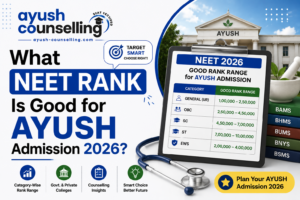 What NEET Rank Is Good for AYUSH Admission